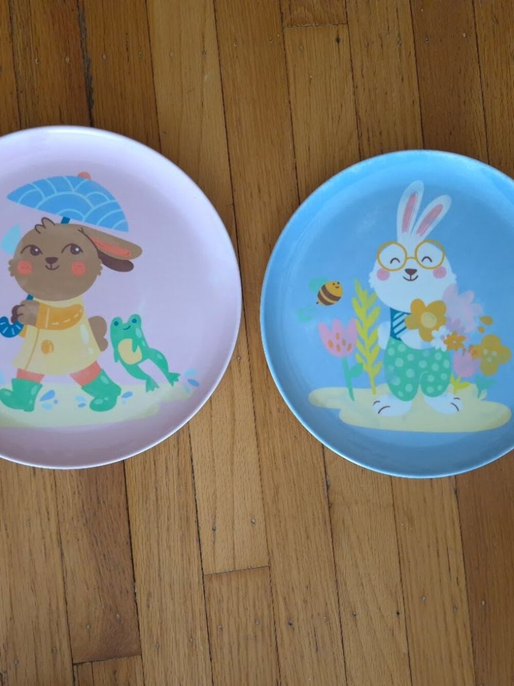 2 Child's Dinner Plates by Spritz